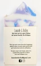 Savon "Trouver son bonheur" pois de senteur - Christine Mercier atelier-boutique