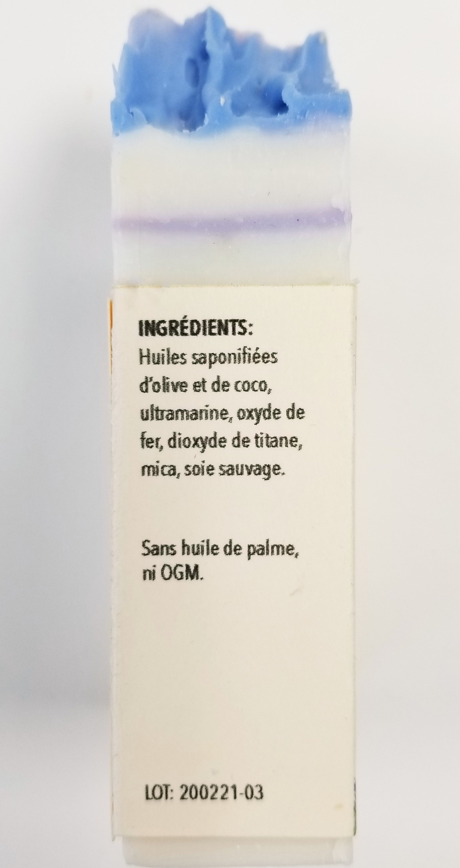 Savon "Trouver son bonheur" pois de senteur - Christine Mercier atelier-boutique