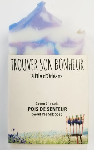 Savon "Trouver son bonheur" pois de senteur
