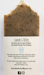 Savon "Partir du bon pied" exfoliant au café - Christine Mercier atelier-boutique