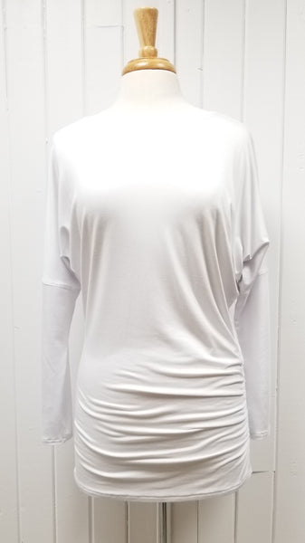 Tunique ''Brigitte'' en jersey de bambou. SUR COMMANDE