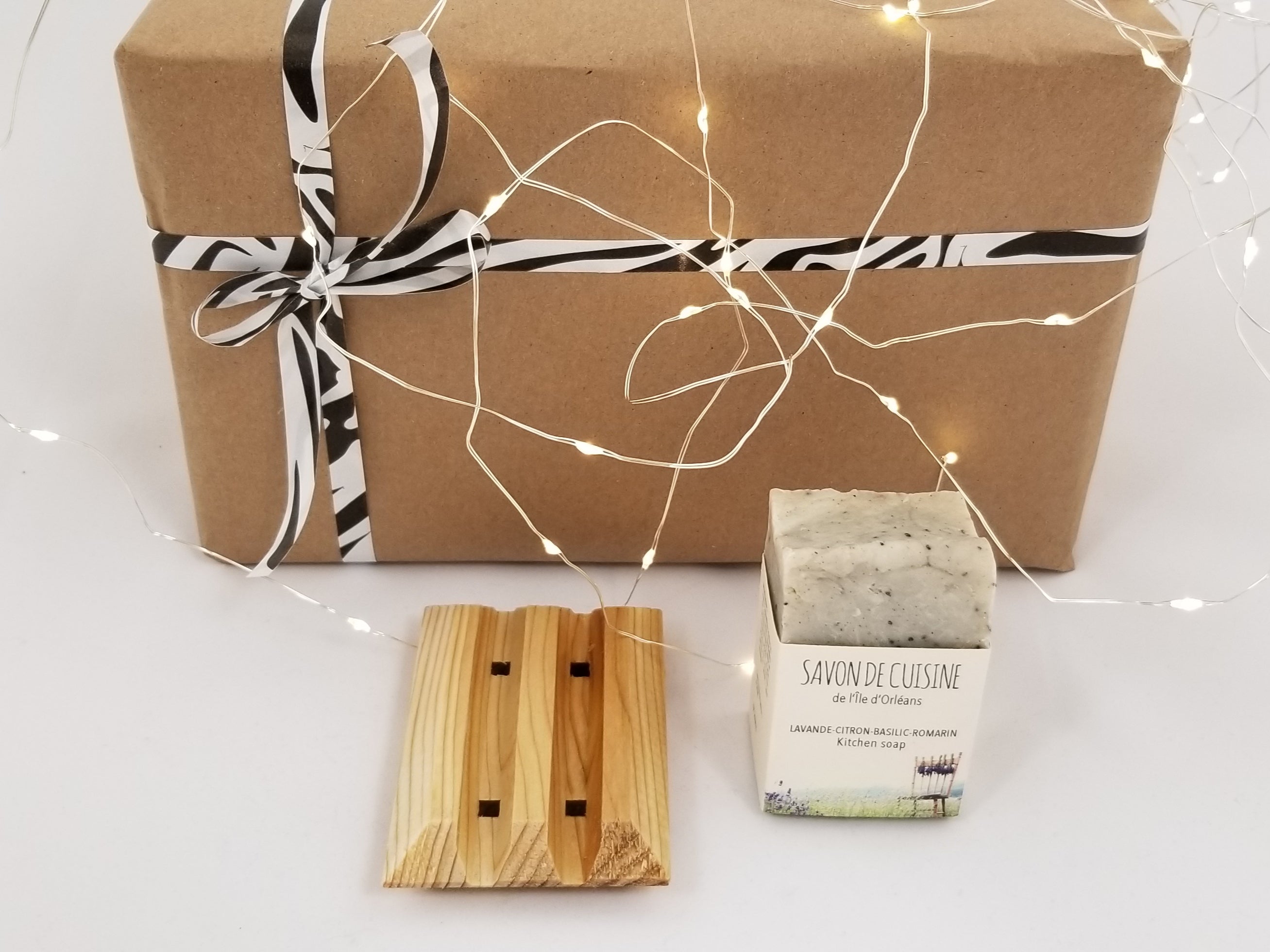 Porte-savon en bois huilé de Atelier Unik-Art - Christine Mercier atelier-boutique