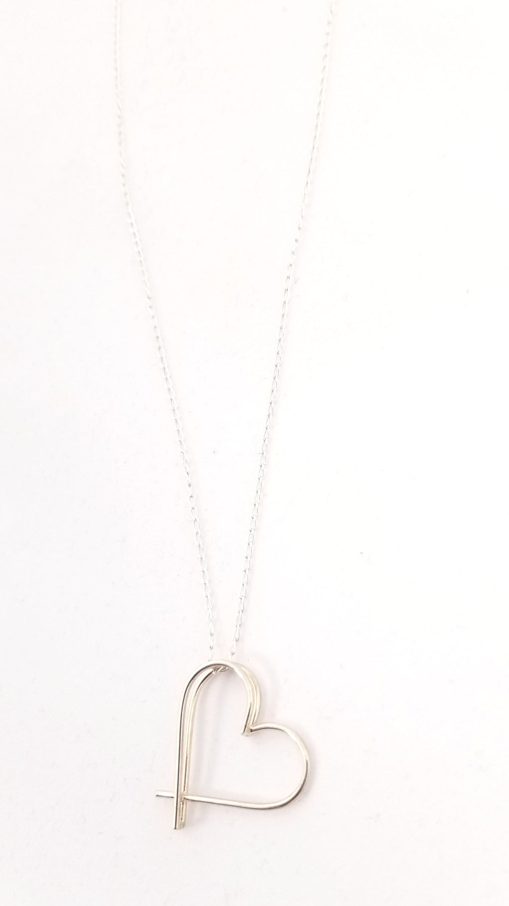 SEY - Collier à pendentif "coeur" en argent CO-01 - Christine Mercier atelier-boutique