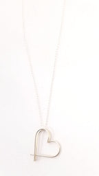 SEY - Collier à pendentif "coeur" en argent CO-01 - Christine Mercier atelier-boutique