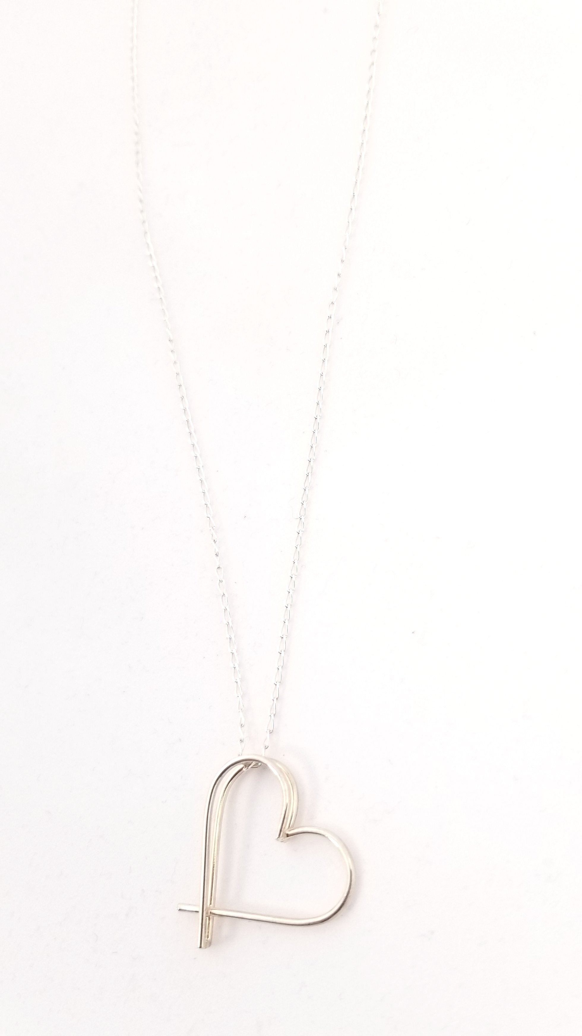 SEY - Collier à pendentif "coeur" en argent CO-01 - Christine Mercier atelier-boutique