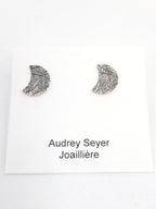 Boucles d'oreilles H200 "lunes" en argent - Christine Mercier atelier-boutique