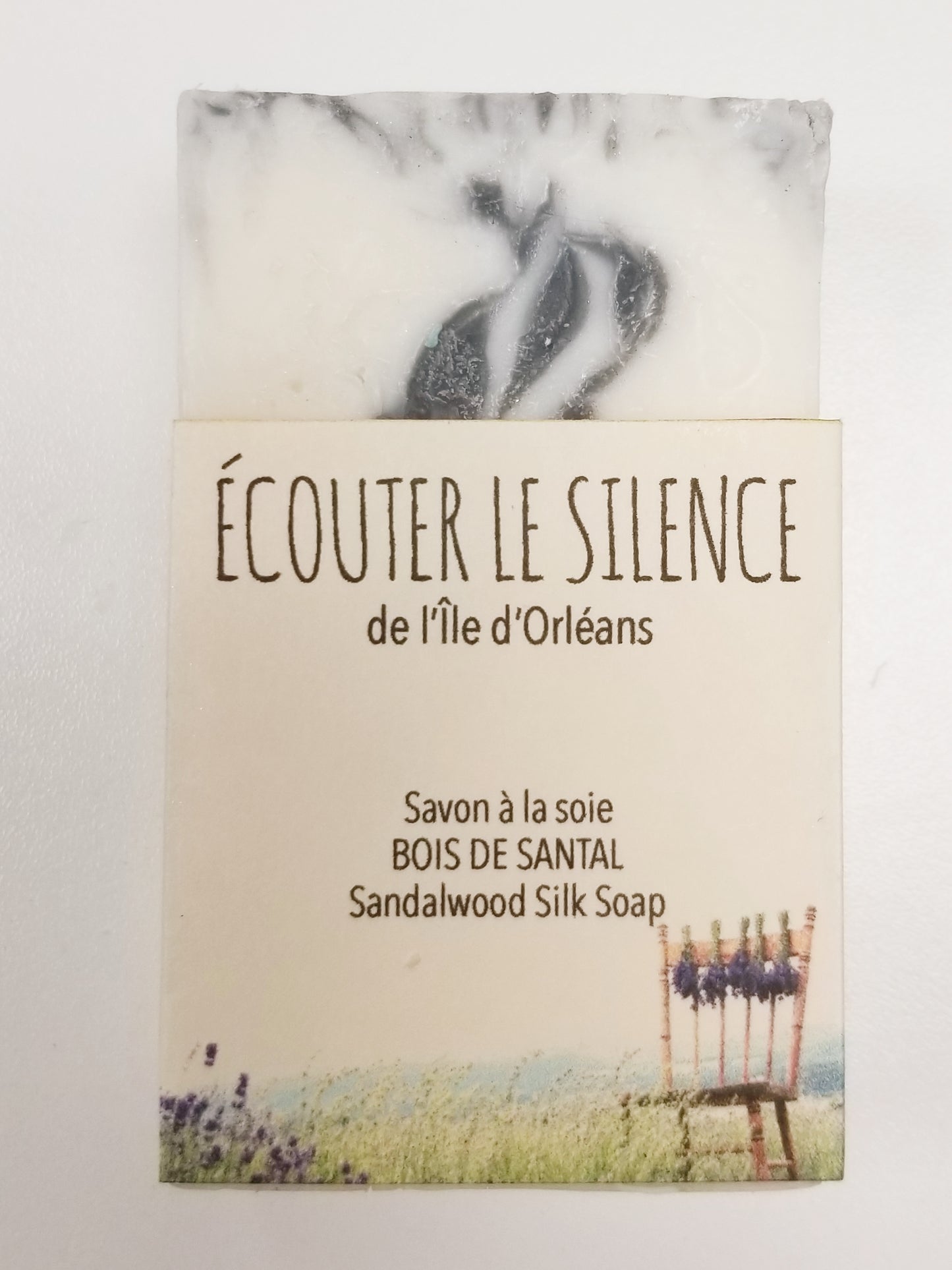 "Listen to the silence" sandalwood soap