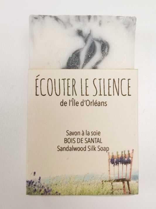 "Listen to the silence" sandalwood soap