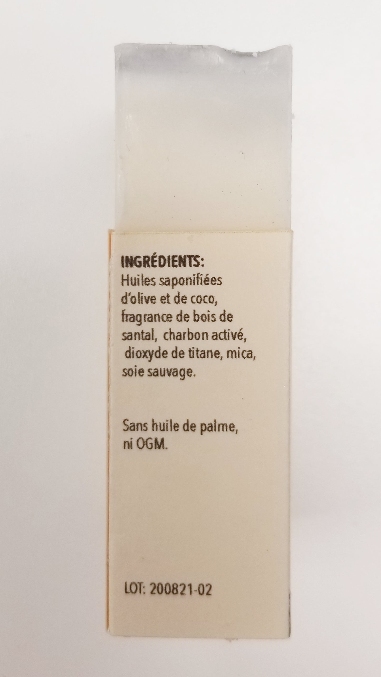 "Listen to the silence" sandalwood soap