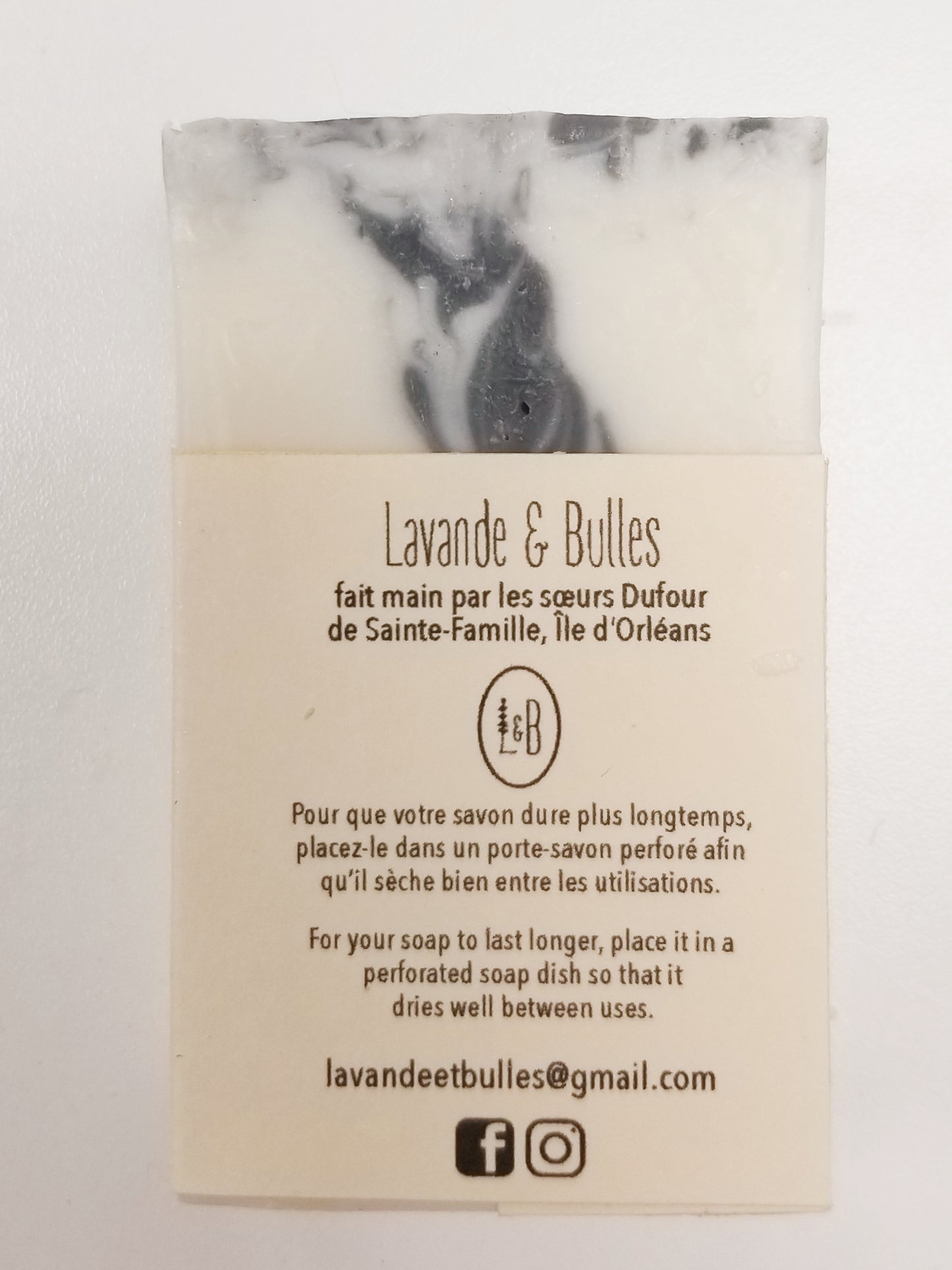 "Listen to the silence" sandalwood soap