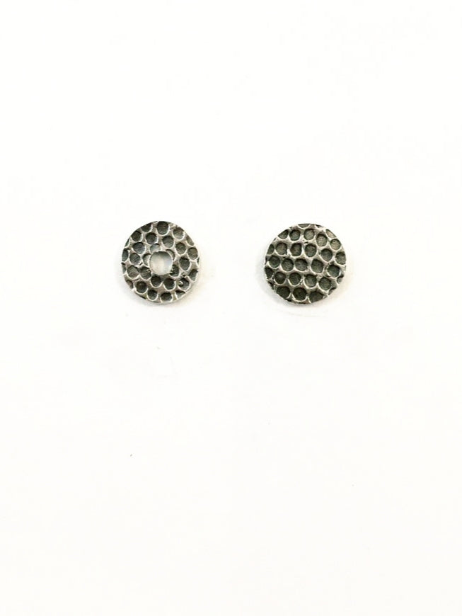 Boucles d'oreilles trio minimaliste en argent. TR04 - Christine Mercier atelier-boutique