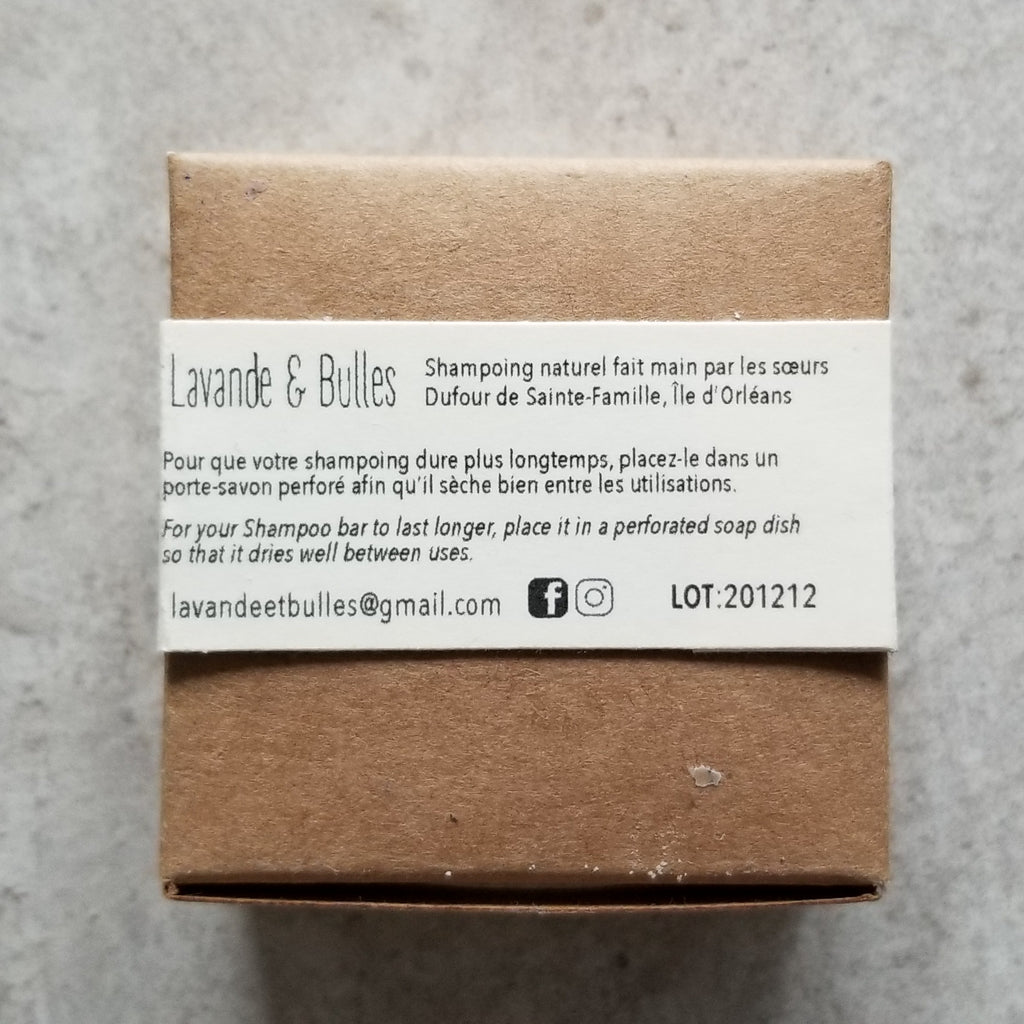 Shampooing solide, cheveux gris - Christine Mercier atelier-boutique