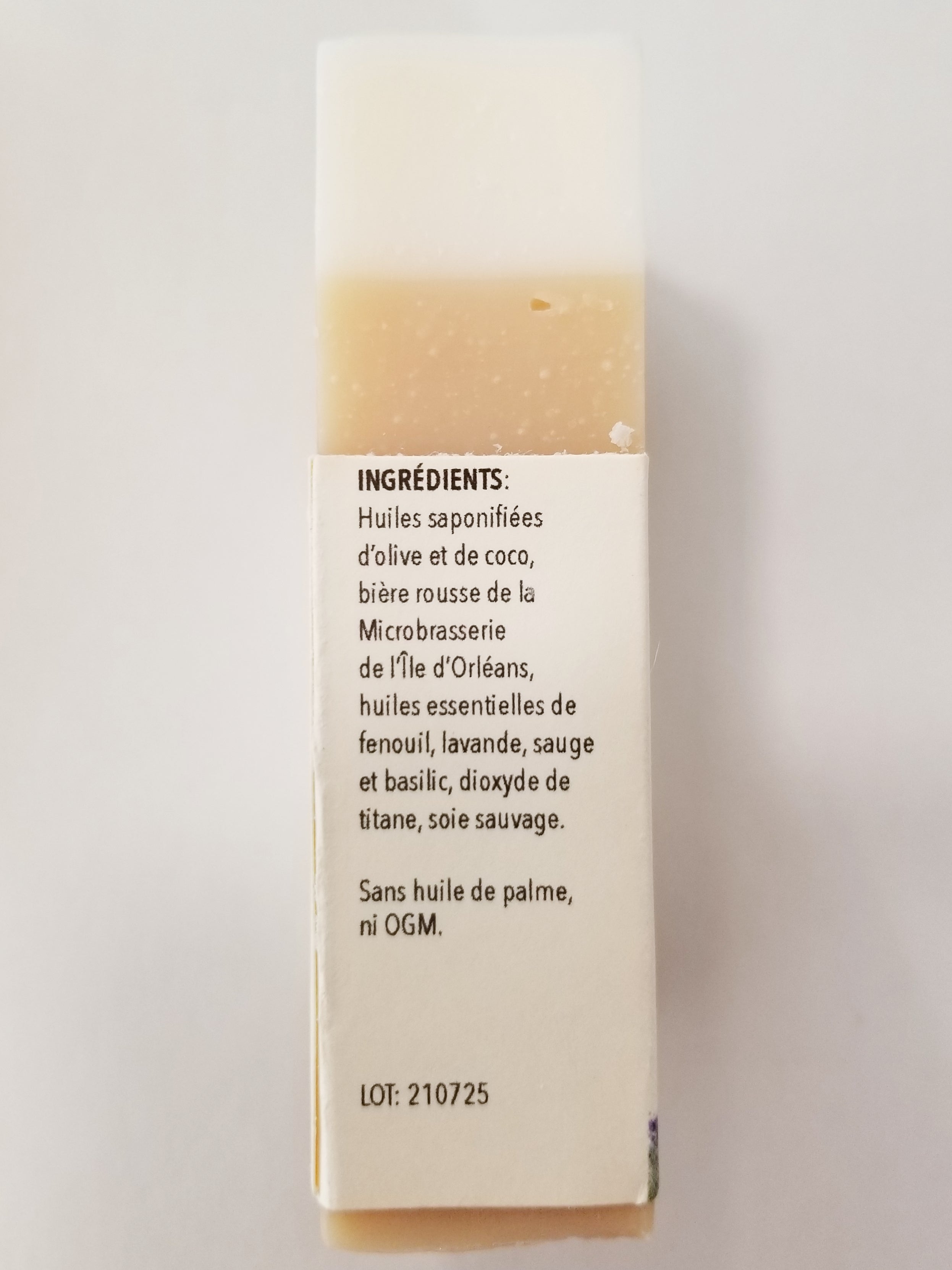 Savon "Célébrer la vie" bière rousse - Christine Mercier atelier-boutique