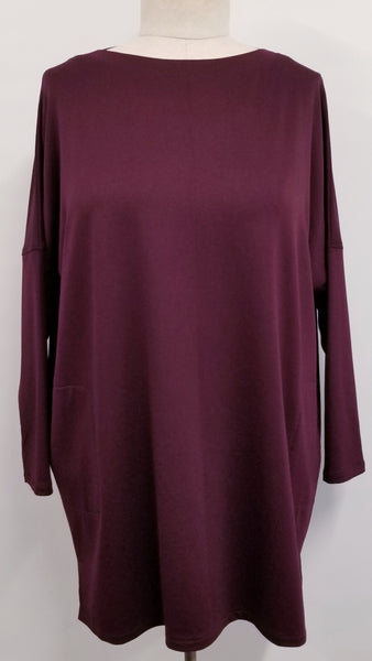Robe/tunique "Nadine" en taille unique, choix de 6 couleurs, SUR COMMANDE.