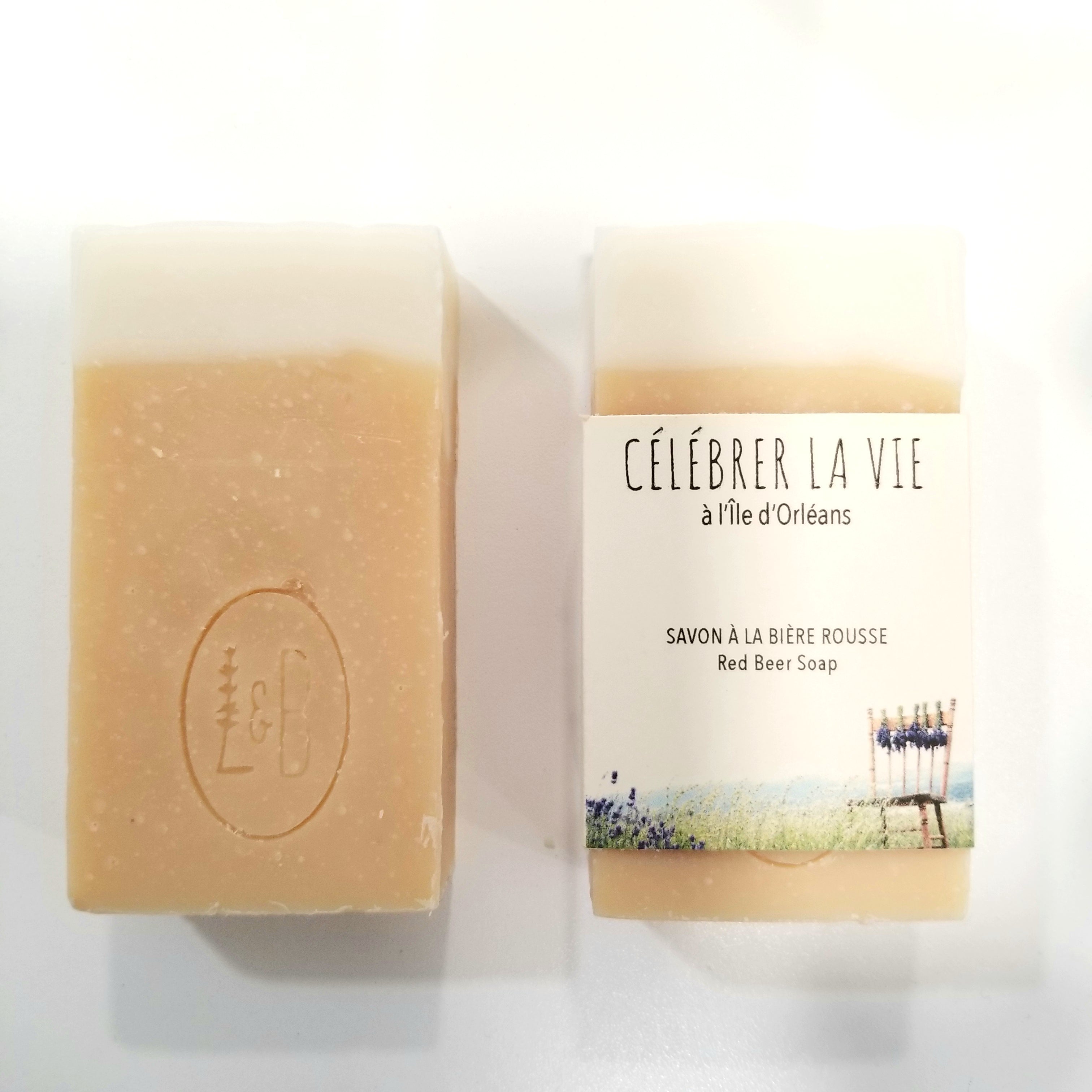 Savon "Célébrer la vie" bière rousse - Christine Mercier atelier-boutique