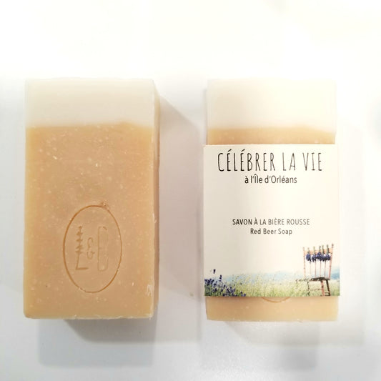 "Celebrate Life" Red Beer Soap