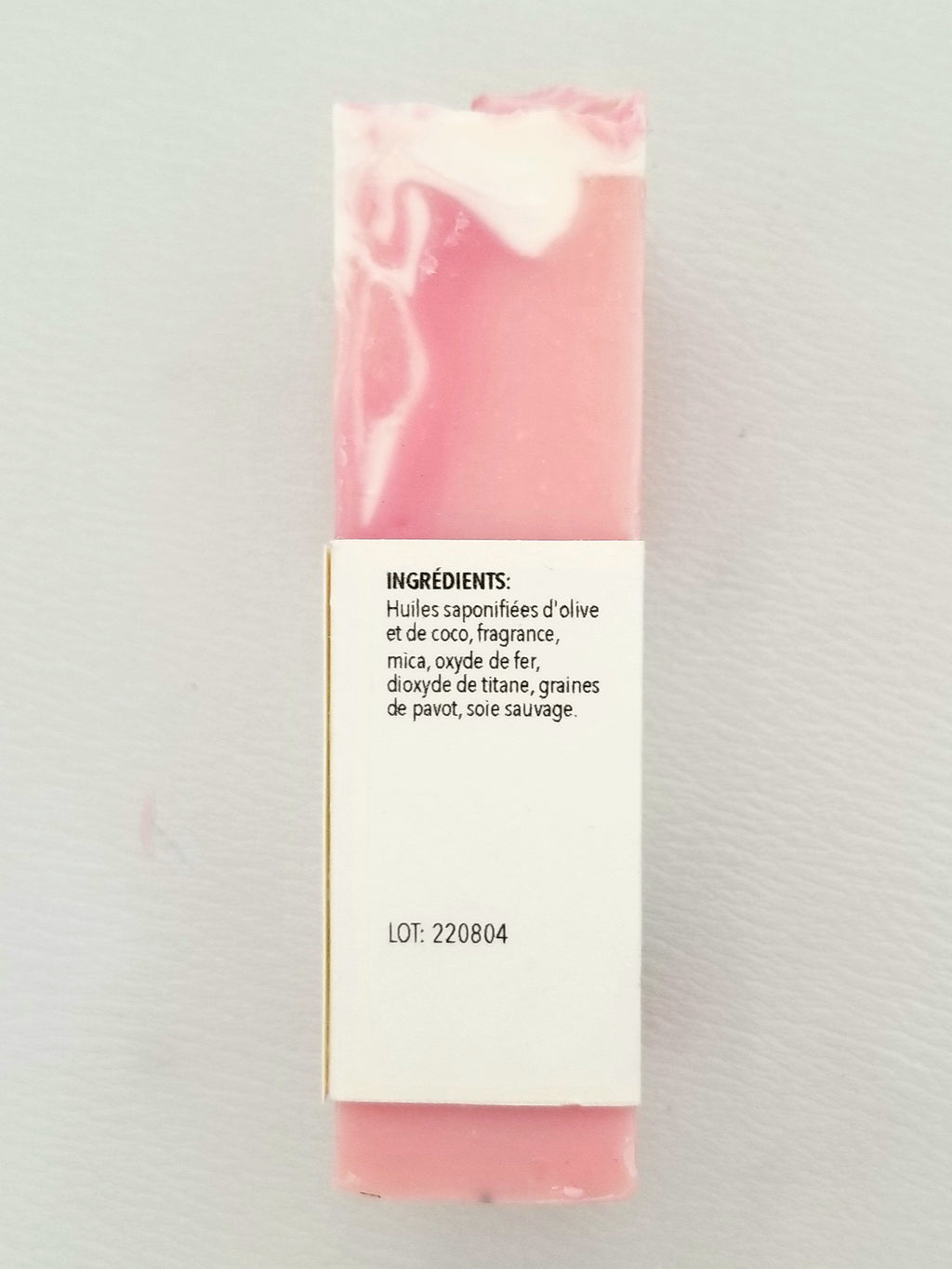 Savon "Amoureux des fraises" - Christine Mercier atelier-boutique
