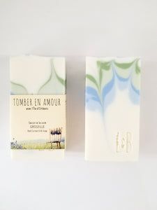 Savon "Tomber en amour" groseille