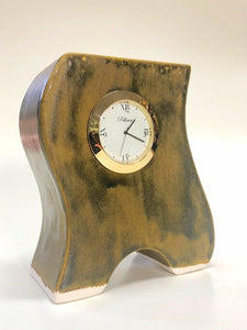 HPEL - Horloge Pellerin en céramique couleur kaki
