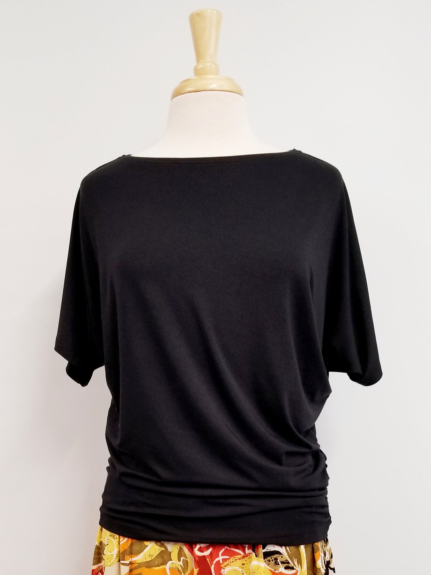 Haut ''Brigitte'' en jersey de bambou. SUR COMMANDE