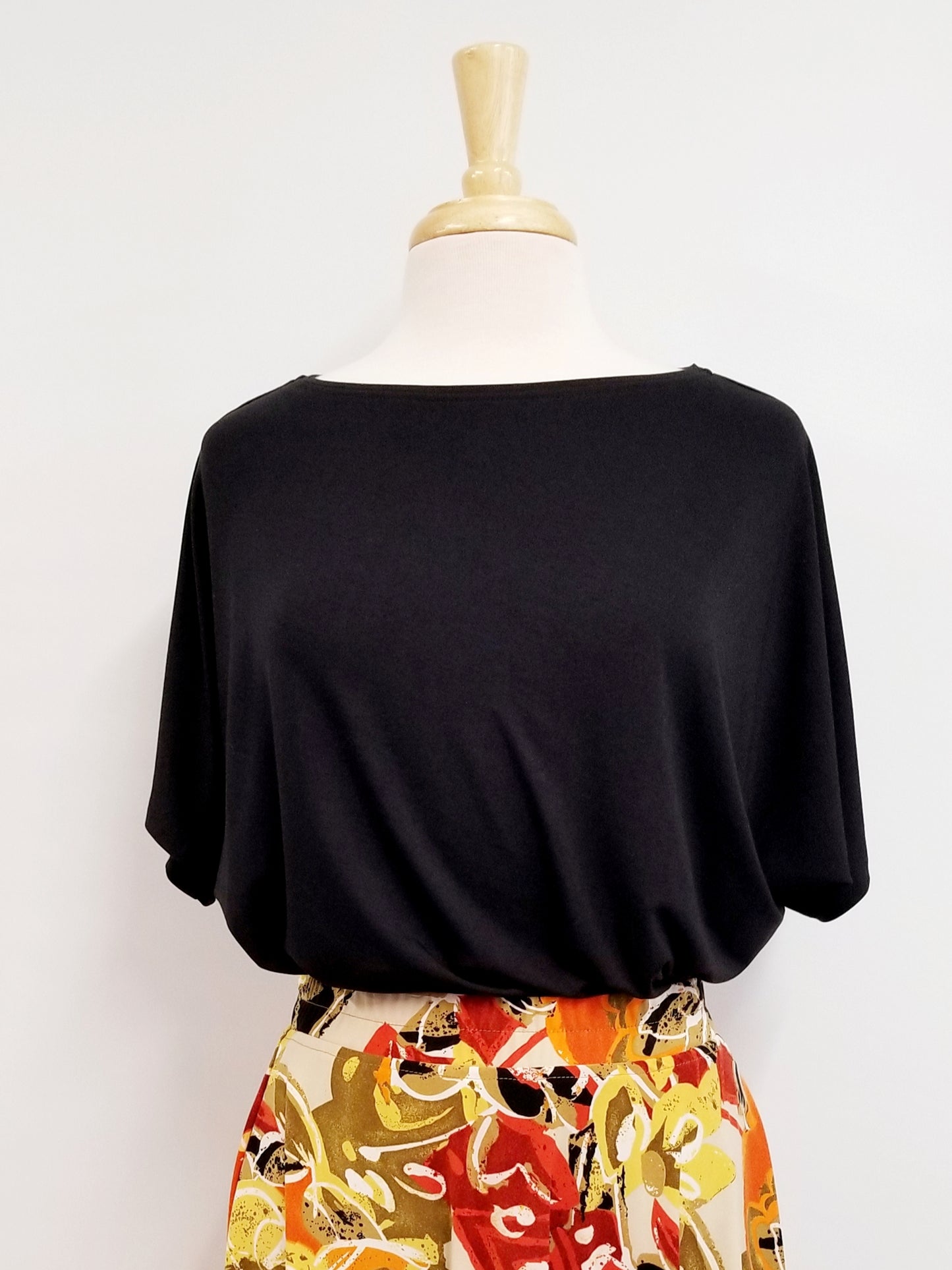Haut ''Brigitte'' en jersey de bambou. SUR COMMANDE