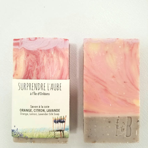 Savon "Surprendre l'aube" citron, orange et lavande