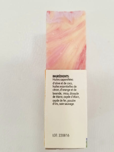 Savon "Surprendre l'aube" citron, orange et lavande