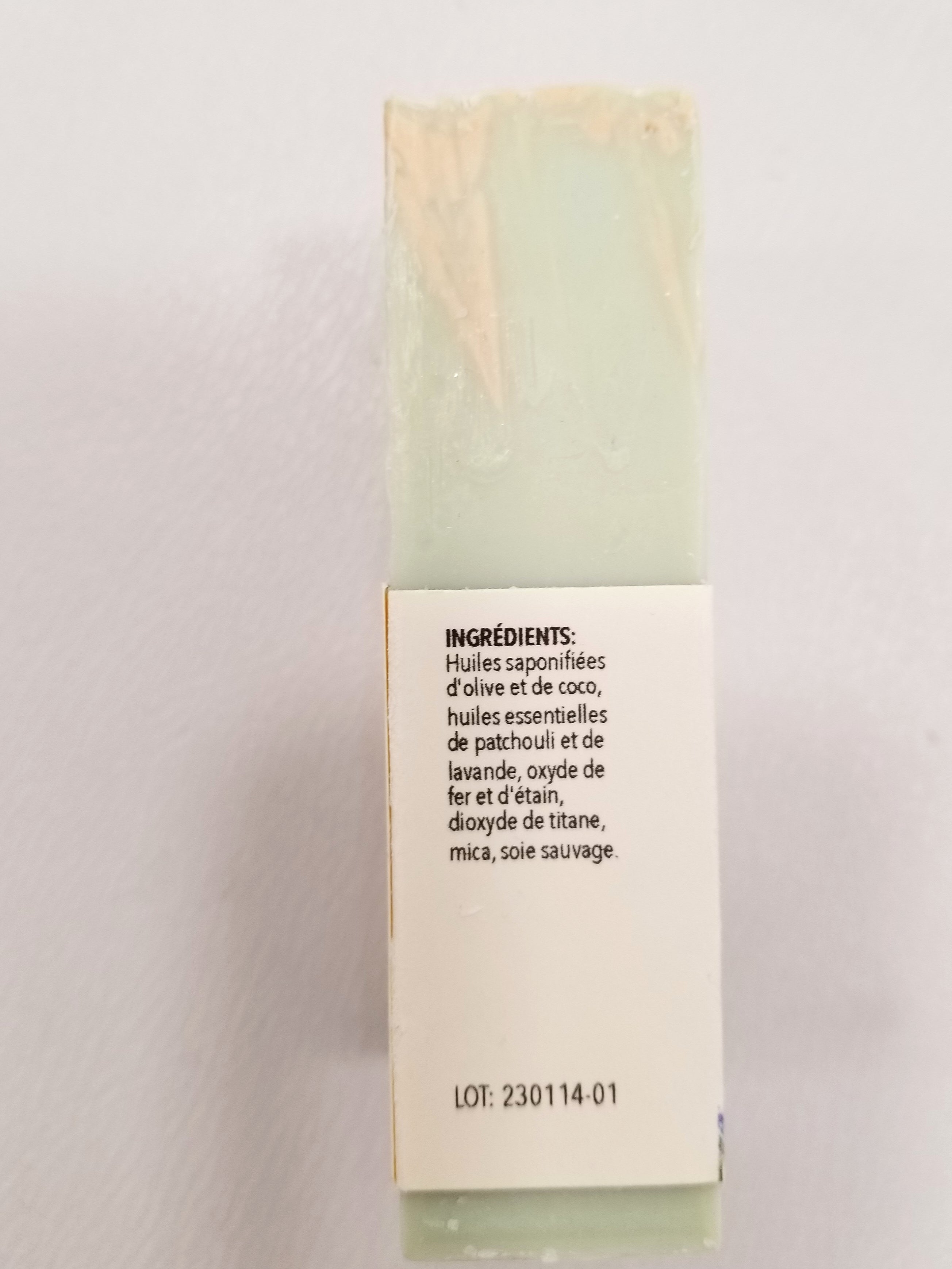 Savon "En liberté" lavande et patchouli - Christine Mercier atelier-boutique
