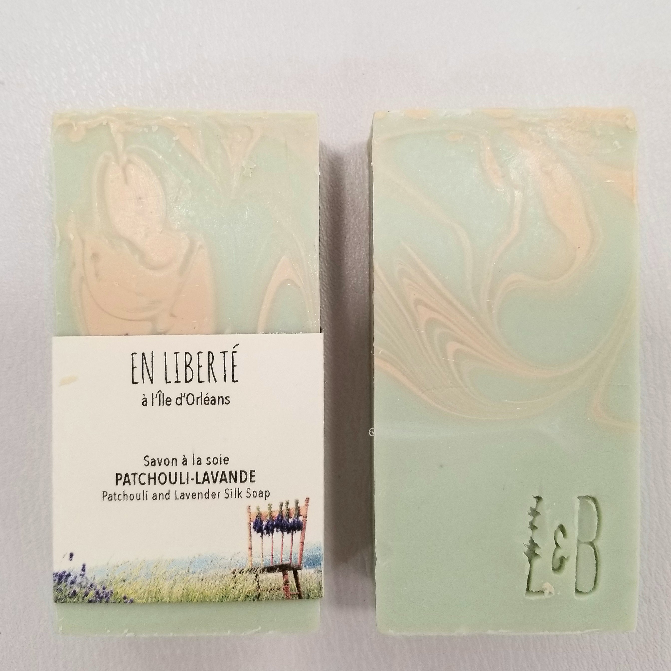 Savon "En liberté" lavande et patchouli - Christine Mercier atelier-boutique