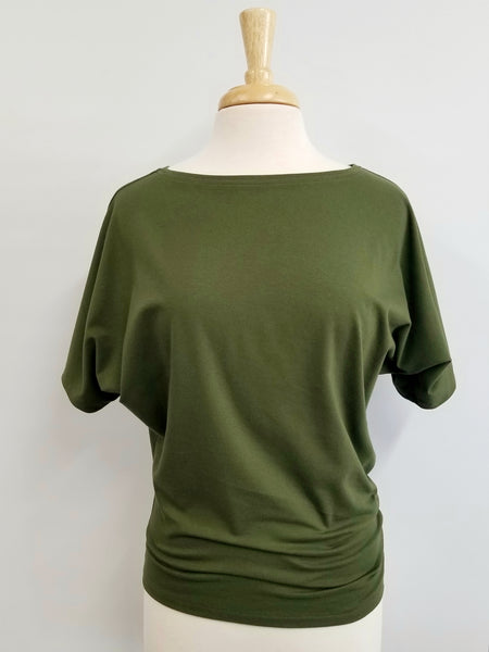 Haut ''Brigitte'' en jersey de coton. SUR COMMANDE