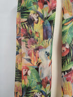 Foulard imprimé perroquets