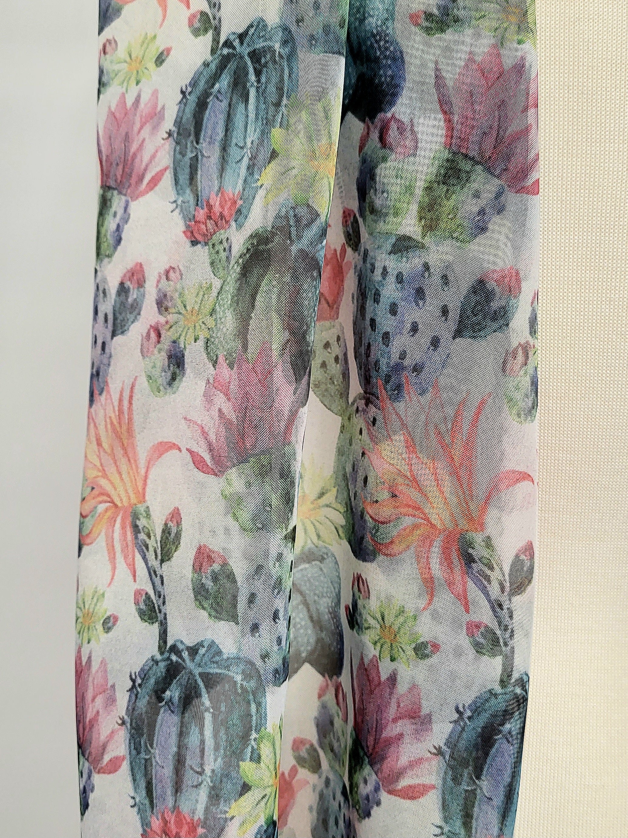 Foulard imprimé cactus