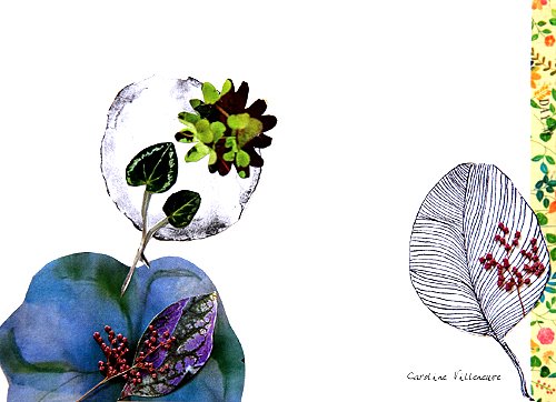 Cartes de souhaits ''Fleurette Lafleur'', ensemble de 5
