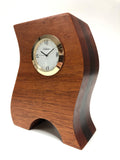 HPEL - Horloge Pellerin en bois, acajou et noyer KP-B155 - Christine Mercier atelier-boutique